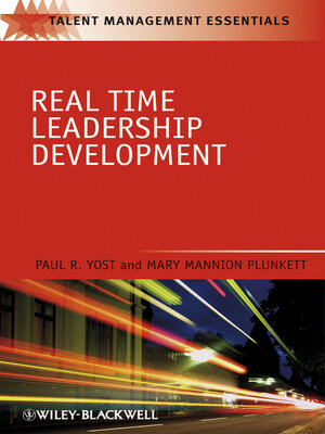 cover image of Real Time Leadership Development